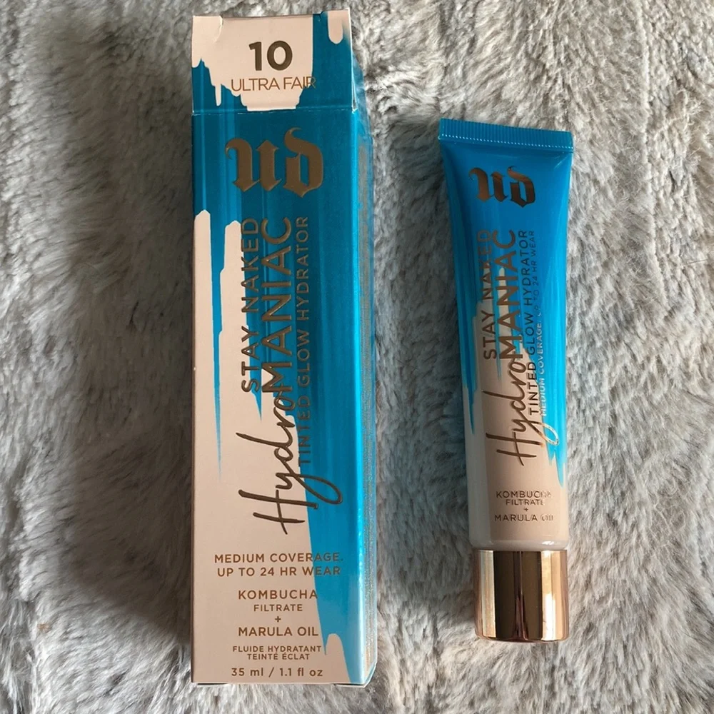 NIB Urban Decay 10 Ultra Fair Tinted Glow Hydrator